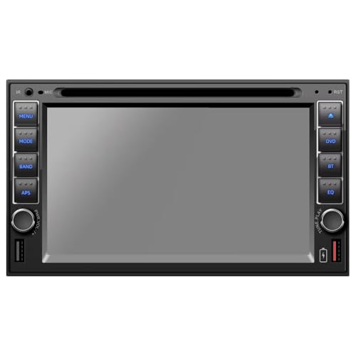 2Din7インチ タッチスクリーンカーラジオ USB/SD/AUX DVD/CDプレイヤー カーステレオBluetoothハンズフリー リモコン 4LEDバックカメラ